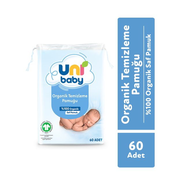 Uni Baby Bebek Temizleme Pamuğu 60 Adet