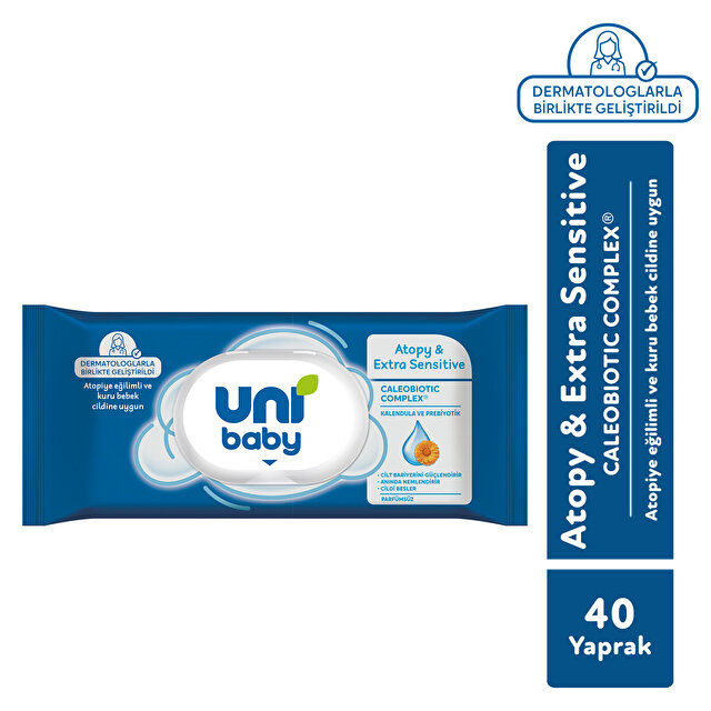 Uni Baby Atopy & Extra Sensitive Islak Mendil 40 Yaprak