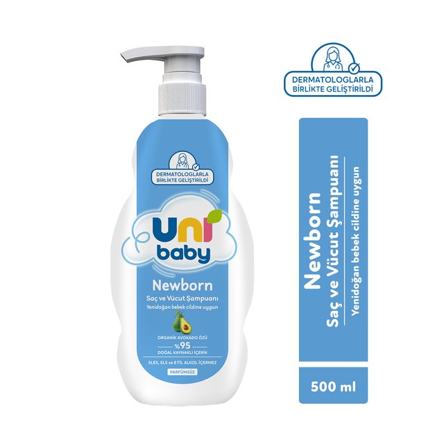 Uni Baby Newborn Saç Ve Vücut Şampuanı 500 Ml