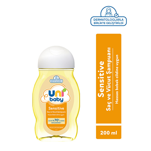 Uni Baby Sensitive Saç Ve Vücut Şampuanı 200 Ml
