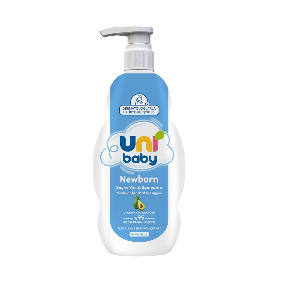 Uni Baby Newborn Saç Ve Vücut Şampuanı 500 Ml — görsel 2