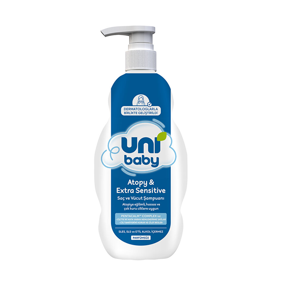 Uni Baby Atopy & Extra Sensitive Saç Ve Vücut Şampuanı 500 Ml — görsel 2