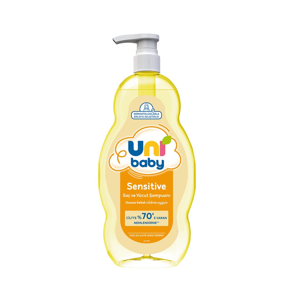 Uni Baby Sensitive Saç Ve Vücut Şampuanı 900 Ml — görsel 2