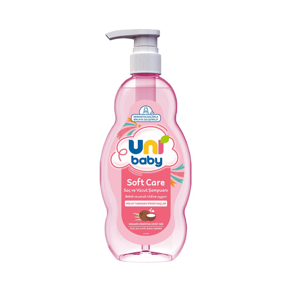 Unibaby Soft Care Organik Hindistan Cevizi Yağlı Saç Ve Vücut Şampuanı 700 Ml — görsel 2